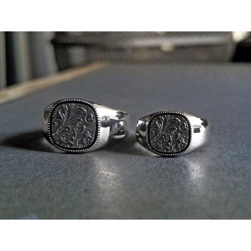 【vintage】シルバー製　リング　18点　まとめ売り Quetzal スクロールシグネットリング リング 18号～28号