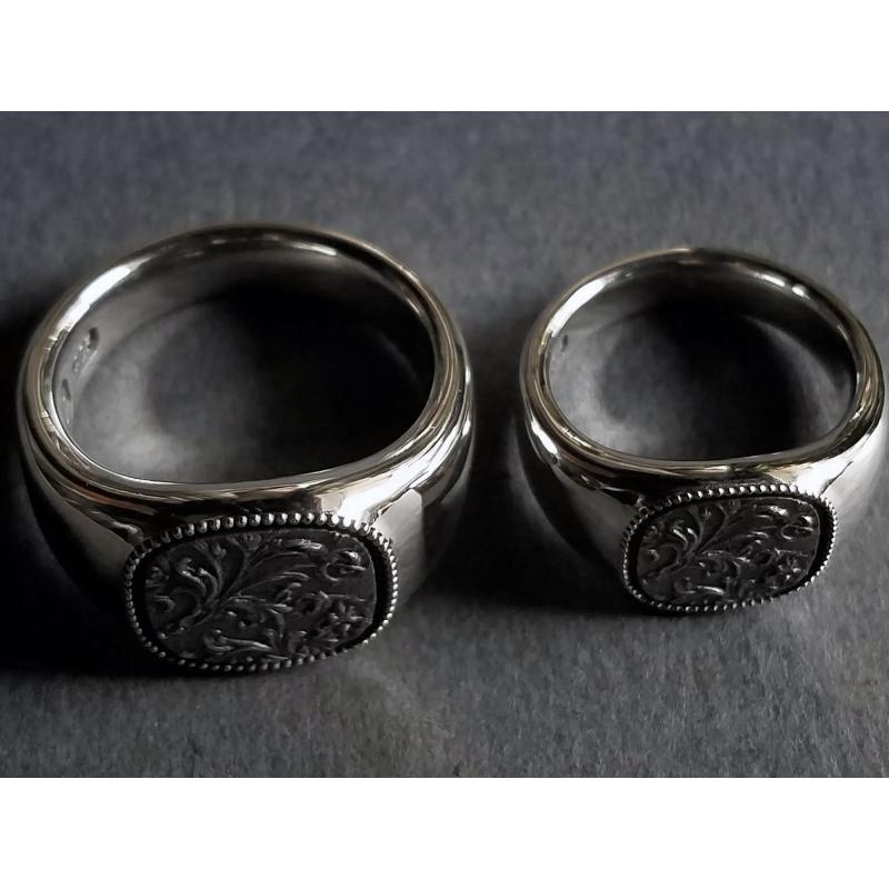【vintage】シルバー製　リング　18点　まとめ売り Quetzal スクロールシグネットリング リング 18号～28号