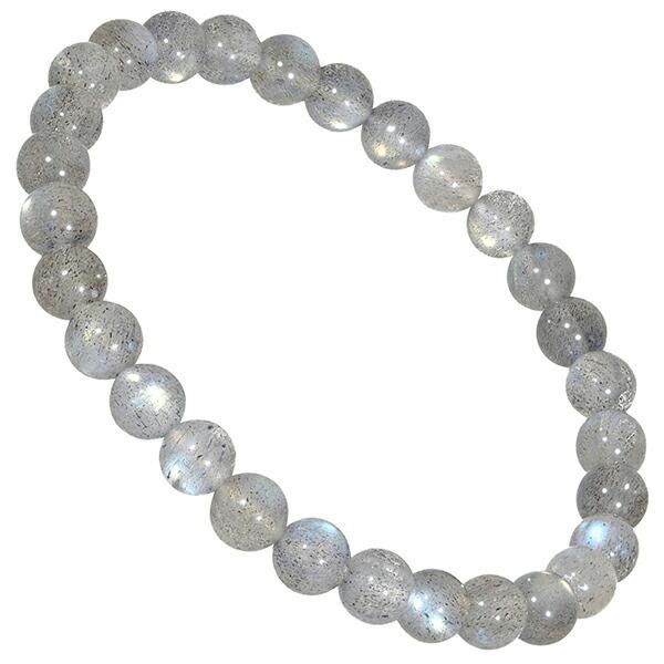 天然石ラブラドライトブレスレット 16 cm ラブラドライト 6A グレード ブレスレット 5.8mm 16cm