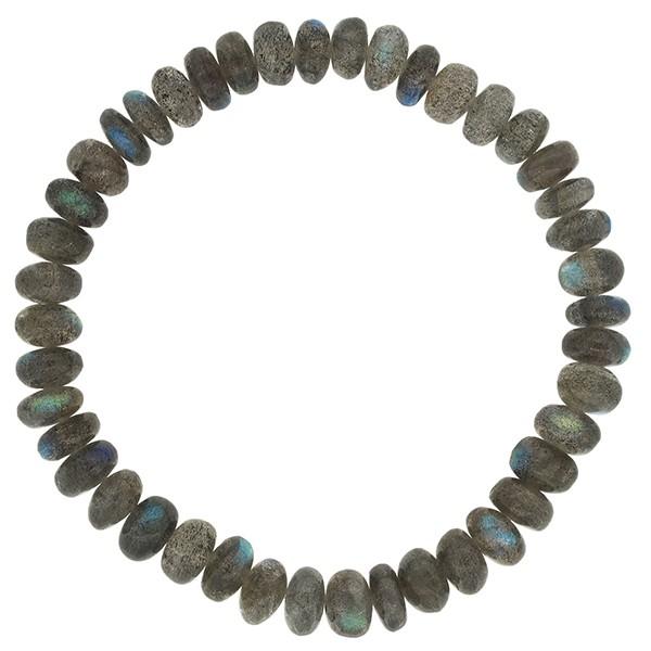 ラブラドライト ブレスレット 7.5mm 18cm 天然石 パワーストーン 腕輪