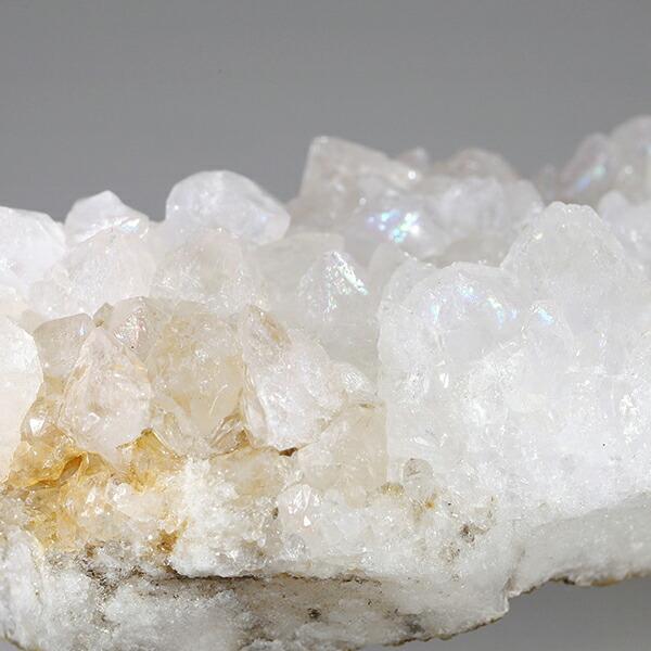 アナンダライト 天然 レインボークォーツ 水晶 クラスター インド