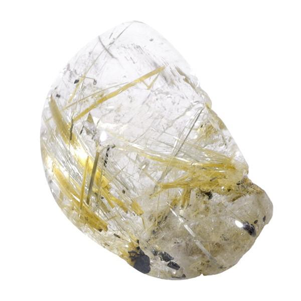 金針 ルチルクォーツ 磨き原石 9.7g 天然石 パワーストーン 金針ルチル
