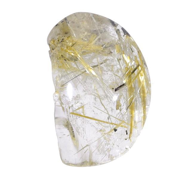 金針 ルチルクォーツ 磨き原石 9.7g 天然石 パワーストーン 金針ルチル