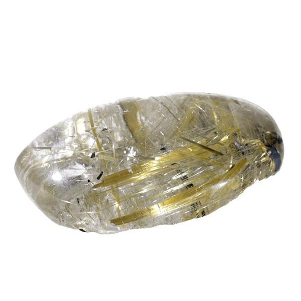 ルチルクォーツ原石　金針ぎっしり　金塊ギラギラ　新品 金針 ルチルクォーツ 磨き原石 9.7g 天然石 パワーストーン 金針ルチル