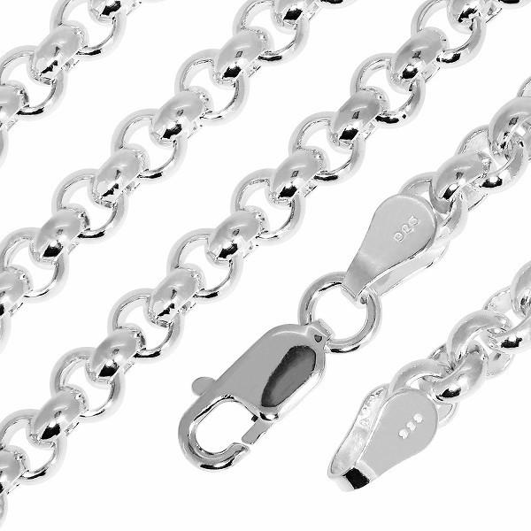 シルバーチェーン 925 ネックレスチェーンのみ 甲丸 ロール 45cm 幅約