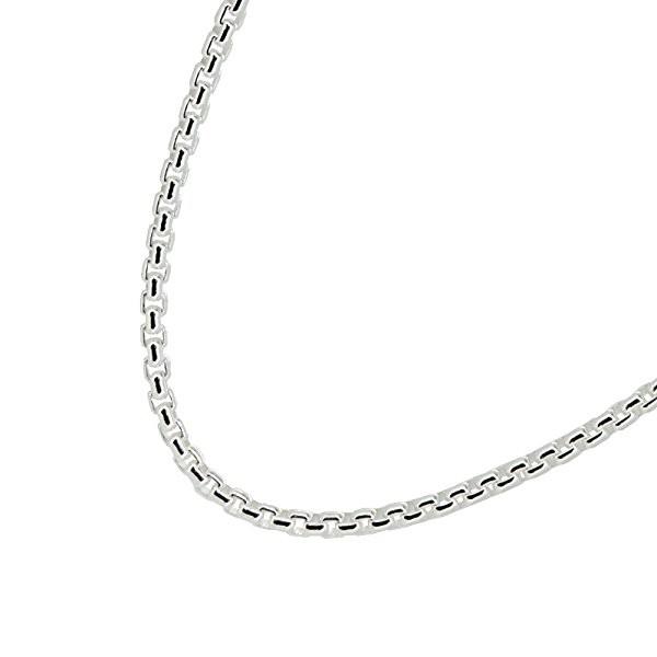 シルバーチェーン 925 ネックレスチェーンのみ 甲丸ベネチアン 50cm 幅
