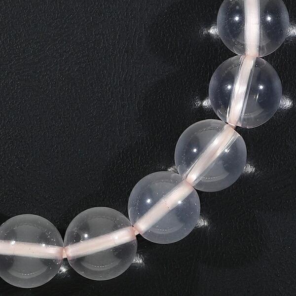 ローズクォーツ マダガスカル産 ブレスレット 10mm 16.5~18.5cm S〜LL 