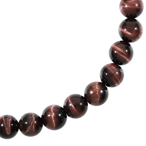 レッドタイガーアイ ブレスレット 3A級 細身 6mm 16.5-17.5cm 赤虎目