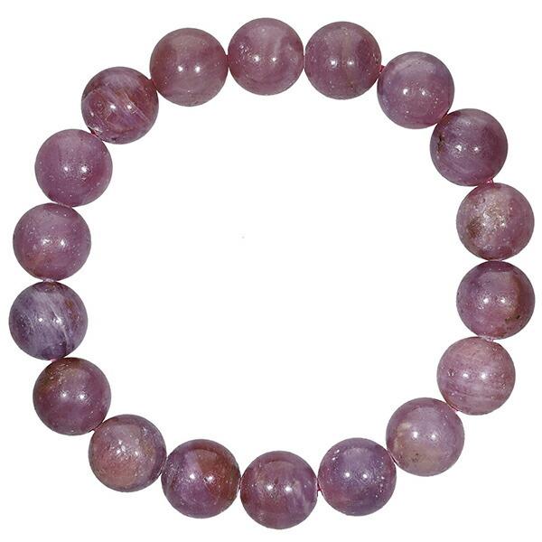 ルビー ブレスレット 10mm 16.5cm レディースS サイズ 誕生石 7月