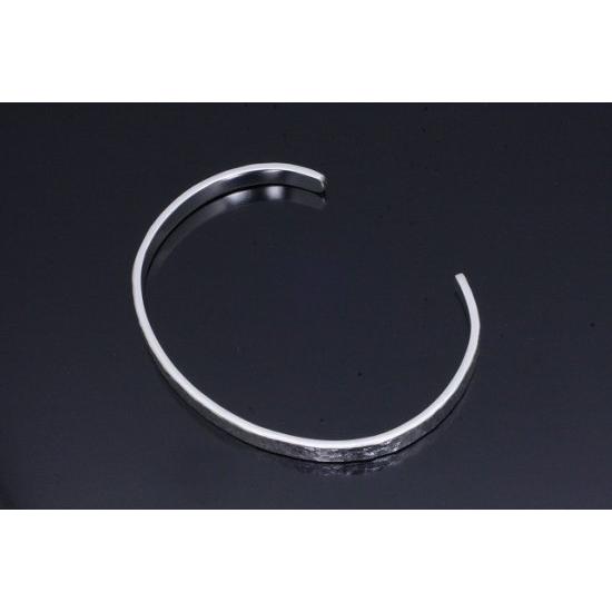 龍頭 岩石丸鎚目 バングル 5mm メンズ シルバー シルバーバングル メンズバングル シルバー950 男性 彼氏 伝統技法 ギフト 人気 おしゃれ ブランド 爆買の画像