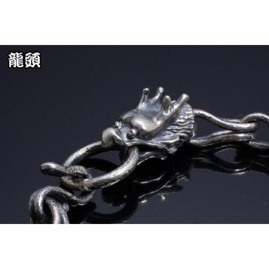 龍頭 龍 ブレスレット メンズ シルバー シルバーブレスレット メンズブレスレット シルバー950 男性 彼氏 伝統技法 ギフト 人気 おしゃれ ブランド 爆買の画像
