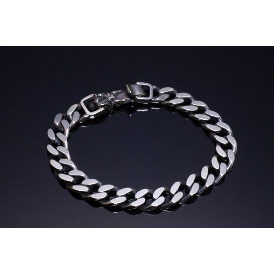 喜平ブレスレット　チェーンブレスレット 極太 シルバー925 ストリート シルバー925 喜平ブレスレット 喜平チェーン 極太 幅16mm 中折式