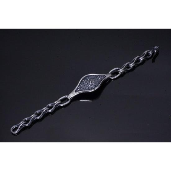 龍頭 花弁霰岩石チェーン ブレスレット メンズ シルバー シルバーブレスレット メンズブレスレット シルバー950 男性 彼氏 伝統技法 ギフト 人気 爆買の画像