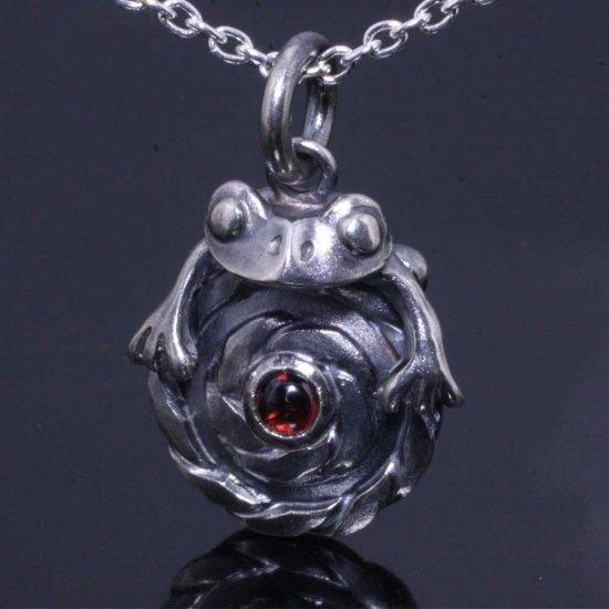 龍頭 蛙×ツイスト ネックレス チェーン付き ペンダント メンズ シルバー シルバーネックレス メンズネックレス カエル 天然石 シルバー950 男性 彼氏 |  | 02