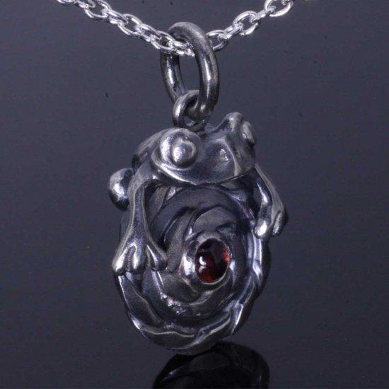 龍頭 蛙×ツイスト ネックレス チェーン付き ペンダント メンズ シルバー シルバーネックレス メンズネックレス カエル 天然石 シルバー950 男性 彼氏 |  | 04