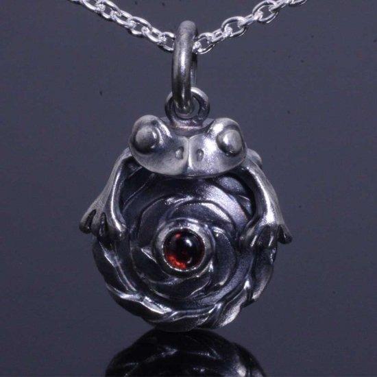 龍頭 蛙×ツイスト ネックレス チェーン付き ペンダント メンズ シルバー シルバーネックレス メンズネックレス カエル 天然石 シルバー950 男性 彼氏 |  | 06