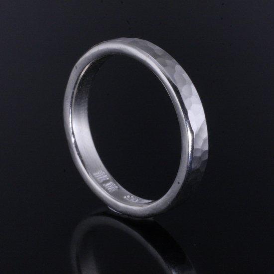 龍頭 丸鎚目 リング 幅3mm 1〜27号 指輪 メンズ シルバー シルバーリング メンズリング シルバー950 男性 彼氏 伝統技法 ギフト 人気 おしゃれ 爆買の画像