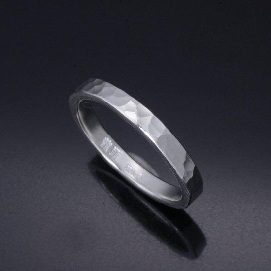 龍頭 丸鎚目 リング 幅3mm 1〜27号 指輪 メンズ シルバー シルバーリング メンズリング シルバー950 男性 彼氏 伝統技法 ギフト 人気 おしゃれ 爆買の画像