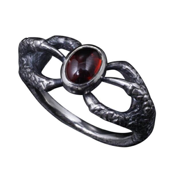 龍頭 龍手 リング 18〜28号 指輪 竜 ドラゴン 天然石 ガーネット ペリドット メンズ シルバー シルバーリング メンズリング シルバー950 男性 彼氏 | 