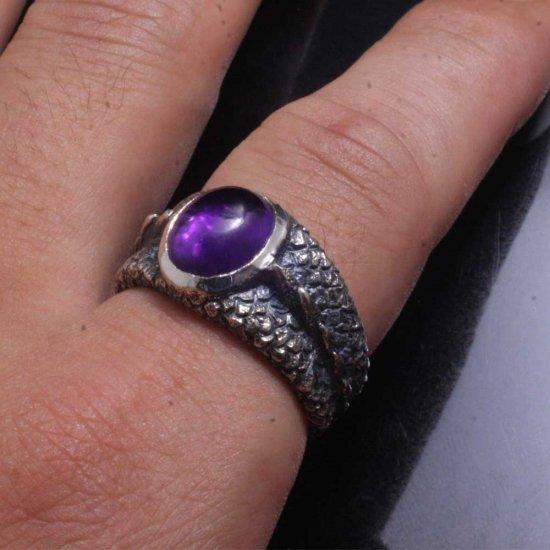 龍頭 龍鱗 リング アメシスト 15〜21号 指輪 竜 ドラゴン メンズ シルバー シルバーリング メンズリング シルバー950 男性 彼氏 伝統技法 ギフト 人気 |  | 08