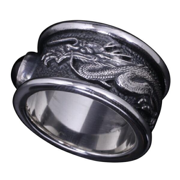 龍頭 ガーネット 龍 リング 大 23〜27号 指輪 天然石 竜 ドラゴン メンズ シルバー シルバーリング メンズリング シルバー950 男性 彼氏 伝統技法 | 