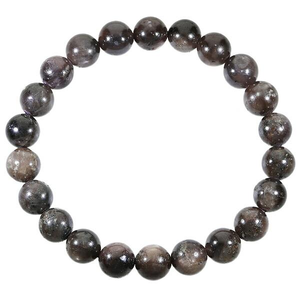 【9月SALE】ブラックスター サファイア ブレスレット 天然石 パワーストーン ブラック スター サファイア ブレスレット 8.5mm 17.5cm メンズM