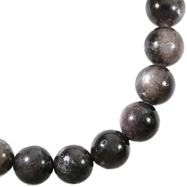 【9月SALE】ブラックスター サファイア ブレスレット 天然石 パワーストーン ブラック スター サファイア ブレスレット 8.5mm 17.5cm メンズM