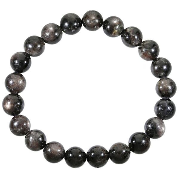 【9月SALE】ブラックスター サファイア ブレスレット 天然石 パワーストーン ブラック スター サファイア ブレスレット 9mm 17.5cm メンズM