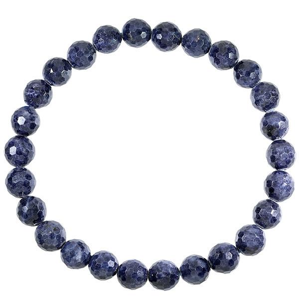 サファイア カット ブレスレット 7mm 17~17.5cm M〜L サイズ 誕生石 9