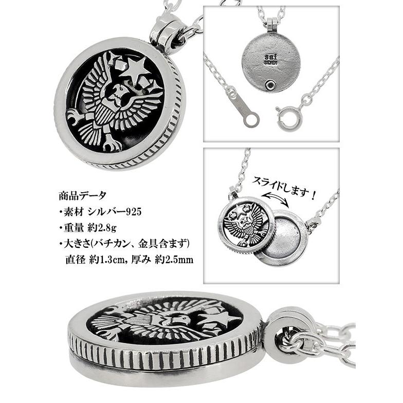 シルバーネックレス メンズ ストリート イーグル スター ブランド