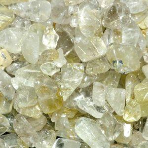 金針ルチルクォーツ さざれ石 100g プレゼント 金針 ルチルクォーツ 針