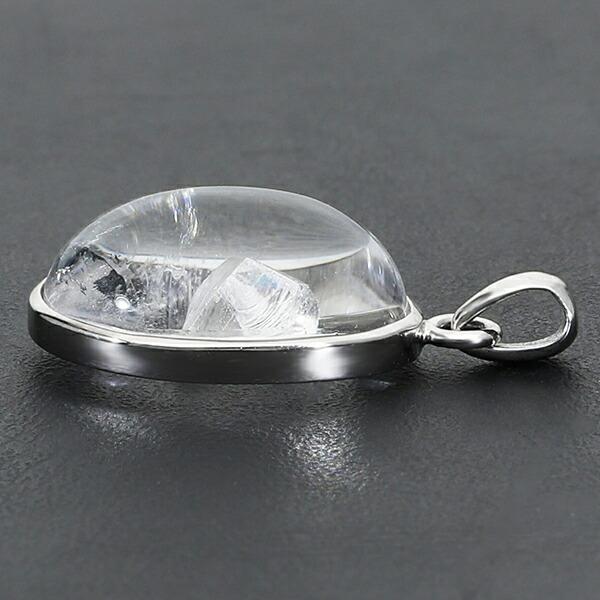 【気まぐれセール中】クウォーツinクウォーツ　リング　虹入り　貫入水晶 クウォーツinクウォーツリング虹入り貫入水晶