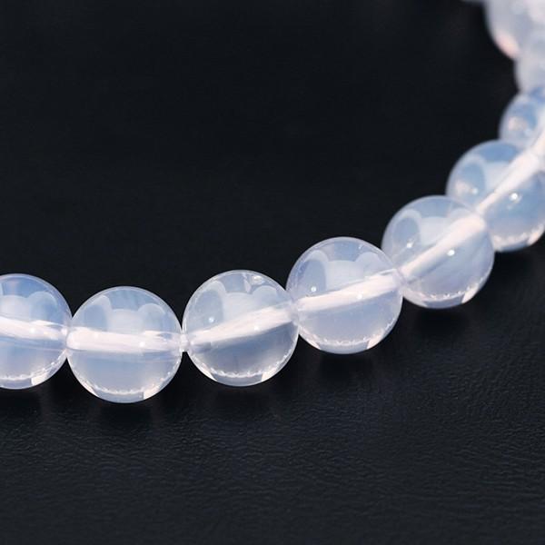最高級 スコロライト ブレスレット 8.2mm 17.5cm 天然石 