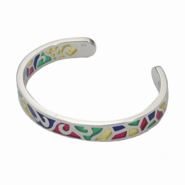 SAINTS（セインツ） バングル ステンドグラス カラフルレジン