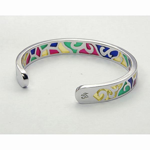 SAINTS セインツ バングル ステンドグラス カラフルレジン