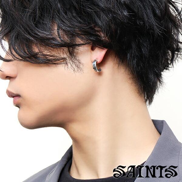 シルバー クリスタルカット 片耳ピアス シルバーピアス・イヤーカフ｜シルバー925 ピアス | 21-E-010