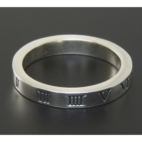 SAINTS セインツ ペアリング時空 ローマ数字 シルバー ブランド お揃い カップル ペアルック 指輪 | SAINTS | 02