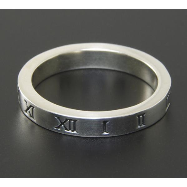 SAINTS セインツ ペアリング時空 ローマ数字 シルバー ブランド お揃い カップル ペアルック 指輪 | SAINTS | 03