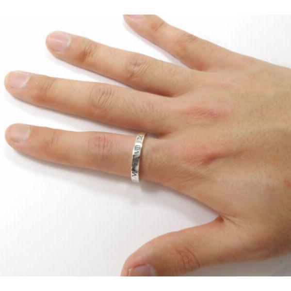 SAINTS セインツ ペアリング時空 ローマ数字 シルバー ブランド お揃い カップル ペアルック 指輪 | SAINTS | 07