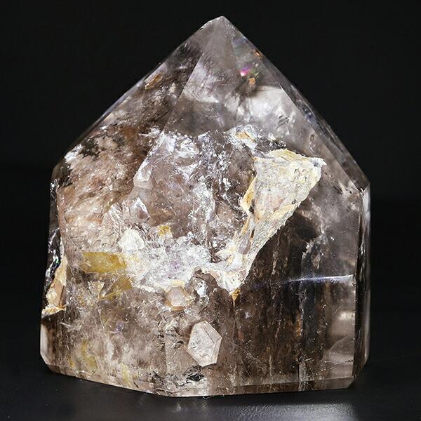 エレスチャル クォーツ 天然水晶 ポイント 原石 214g ブラジル 産