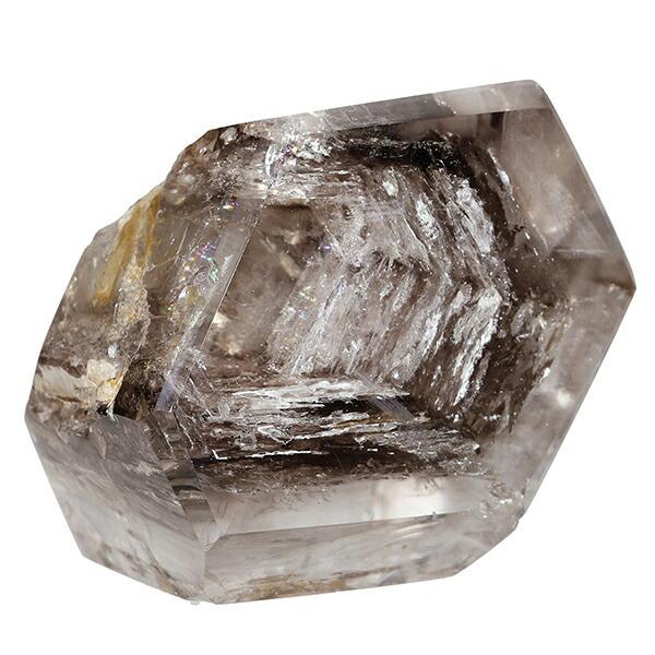 スモーキー エレスチャル クォーツ ポイント 天然石 水晶 原石