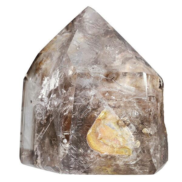 エレスチャル クォーツ 天然水晶 ポイント 原石 214g ブラジル 産