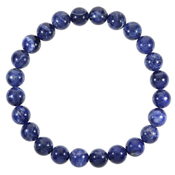 ソーダライト 3A グレード ブレスレット 8mm 17〜18.5cm M〜LL