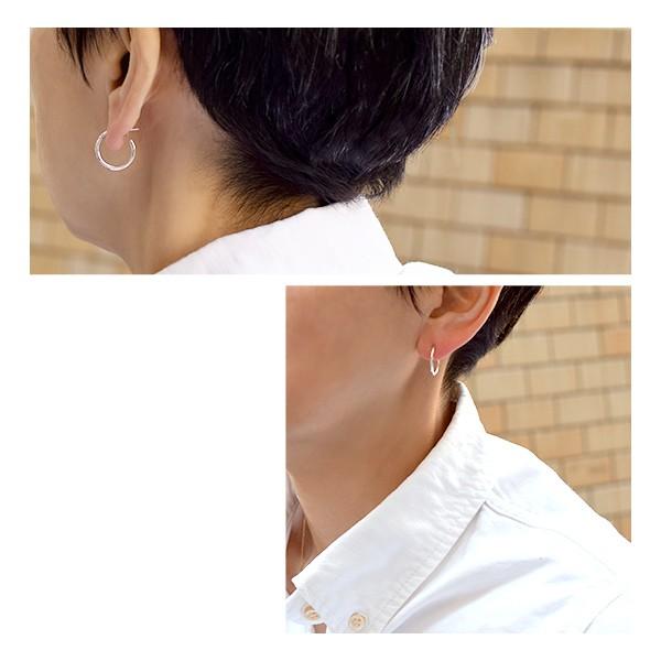 フープピアス メンズ 片耳 シルバー シンプル ハーフ ジョイント リング 1p おしゃれ シルバー925 男性 レディース 人気 安い Sp P06 新宿銀の蔵 年中無休 一部即日発送 通販 Yahoo ショッピング