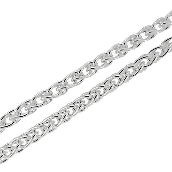 シルバーチェーン 925 ネックレスチェーンのみ スピガチェーン 60cm 幅