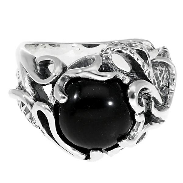 オニキス　シルバーリング11号 Amazon | [ザ・キッス] THE KISS SR1010CB 11号 シルバー