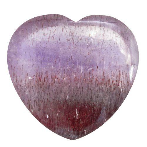 縦約2.5cm ハート型 セイクリッドセブン ルース 裸石 天然石