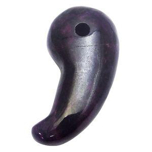 スギライト 勾玉 縦約3.5cm 天然石 パワーストーン お守り プレゼント