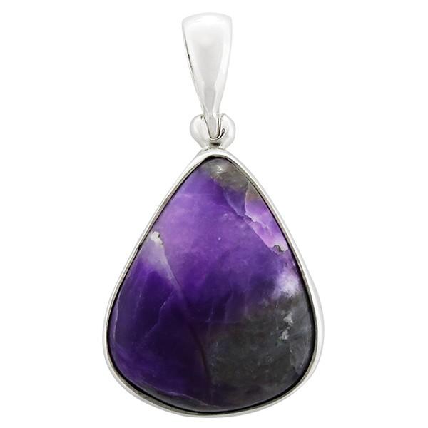 スギライト ペンダントトップ シルバー 雫型 天然石 パワーストーン