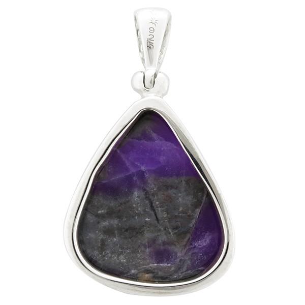 スギライト ペンダントトップ シルバー 雫型 天然石 パワーストーン